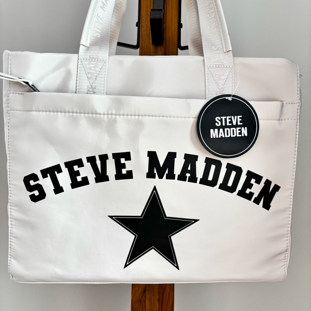 STEVE MADDEN Blivia Nylon 2-Piece Tote Handbag Set - Picture 1 of 16